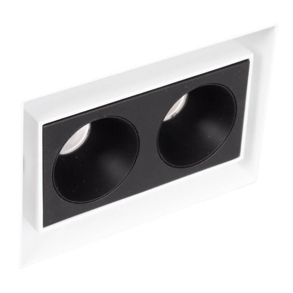 Lampa podtynkowa z modułem LED i zasilaczem Modular H180.06 + HM180 2L + HT180 6W ON/OFF Maxlight LED 6W 3000K czarna biała