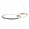 Wisząca lampa ring Rando 20002P-GD LED 36W 3000-6000K czarny złoty