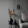 Industrialna lampa wisząca Nilo LP-0110/1P BK do salonu czarny