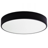 Przysufitowa lampa biurowa 137623620958 okrągła z czujnikiem ruchu czarna