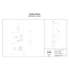 Zawieszana lampa Splash MOD282PL-L8G3K1 LED 7W 3000K złota przezroczysta