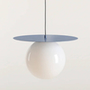 Jadalniana lampa wisząca Loop 1125G16_L Aldex molekułowa niebieski