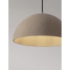 Wisząca lampa do jadalni NAVIRTA LE45342 kopułowa brązowa