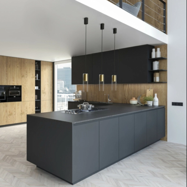 Nowoczesna lampa wisząca Cylinder 7868 zwis do salonu mosiądz