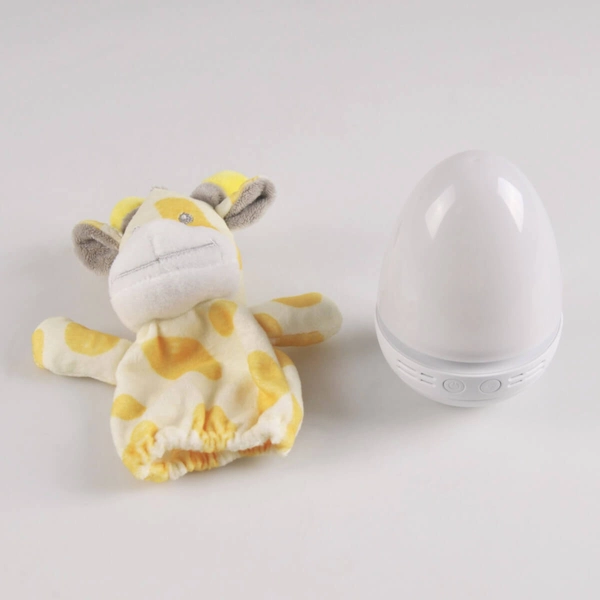 Dziecięca lampka ŻYRAFA 326744 kołysanka RGB animals biały żółty