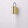 Lampa ścienna Manacor LP-232/1W GD szklana tuba złota