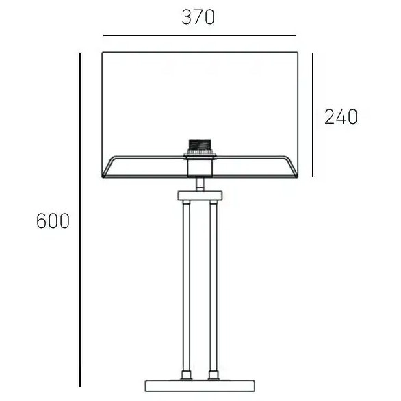 Stojąca LAMPA klasyczna ATHENS T01444WH CR Cosmolight abażurowa LAMPKA stołowa biurkowa do gabinetu biała