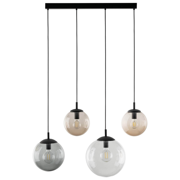 Lampa zwisająca na listwie Esme 4795 bombki do jadalni multikolor