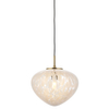 Dekoracyjna lampa wisząca L&-198815 Light& szklany klosz mosiądz