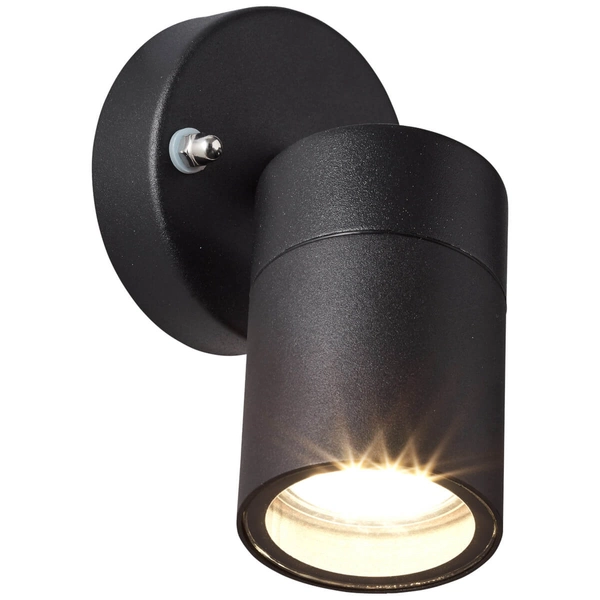 Elewacyjna lampa ścienna Jandy 90965A06 IP44 tuba czarny