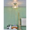 Sufitowa lampa szklana Riva RIV5208 do salonu IP44 chrom