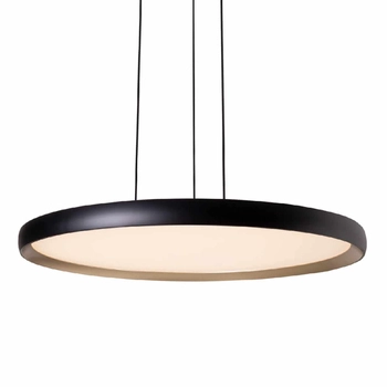 Wisząca lampa Vik P0556 LED 40W 3000K okrąg nad stół czarna