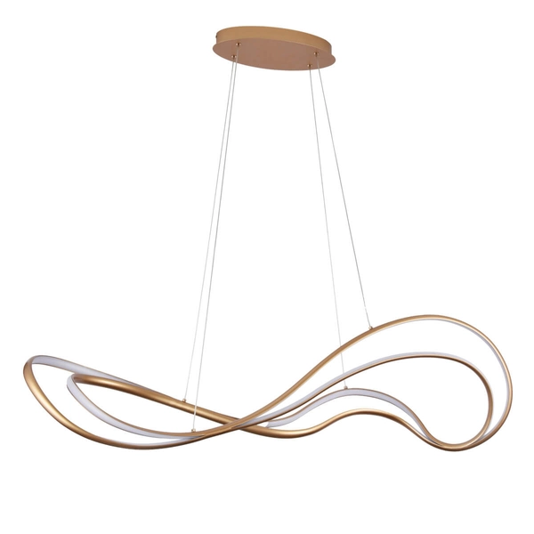 Zwisowa lampa zakręcona TWIST AZ5734 Azzardo LED 60W 3000K złota