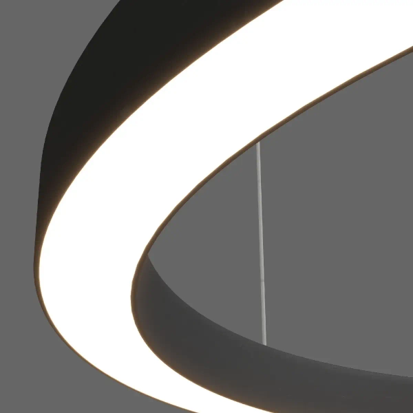 Nowoczesny żyrandol Aurum L PL0116-130-CCT-BK LED 55W CCT czarny