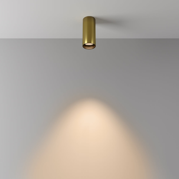 Downlight sufitowy Focus C056CL-L12W3K-W-BS LED 12W 3000K tubka mosiądz