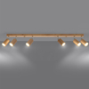 Regulowana lampa natynkowa SL.1043 ekologiczna drewniana