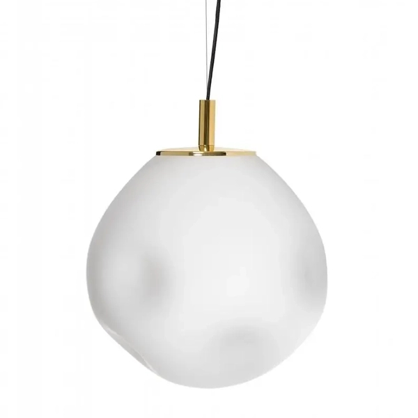 Wisząca lampa Cloe 11061105 Kaspa do kuchni zwis biała złota