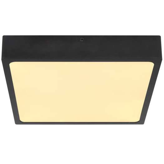 LAMPA sufitowa ECHO 12369-22 Globo metalowa OPRAWA kwadratowa LED 22W 4000K plafon czarny