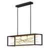 Lampa wisząca podłużna QN-STYX-LED-ISLE-BG LED 55W czarna