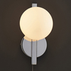 Ścienna lampa do łazienki L&-194080 Light& szklana kula IP44 chrom