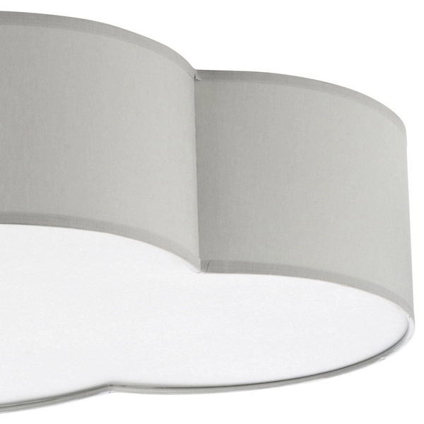 Plafon dziecięcy chmura Cloud 3145 TK Lighting tkaninowy biały szary