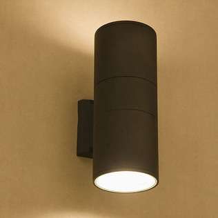 Zewnętrzna LAMPA ścienna FOG 3404 Nowodvorski metalowa OPRAWA elewacyjna KINKIET do ogrodu IP44 tuba outdoor grafitowy
