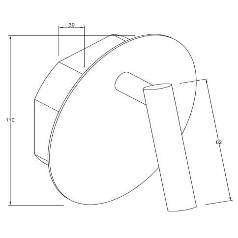 Metalowy kinkiet Jolijn 77288/03/31 LED 2W 3000K biały