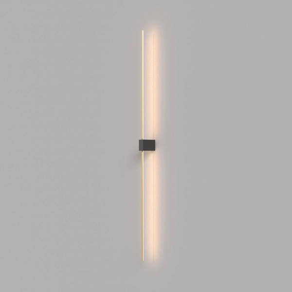 Lampa ścienna do salonu Pars C071WL-L12GB3K LED 12W 3000K złota