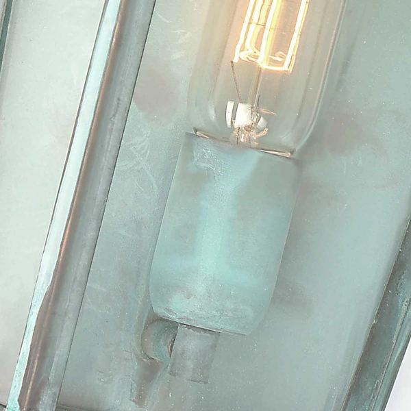 Kinkiet na elewację MANSION-HOUSE-V Elstead styl angielski zielony