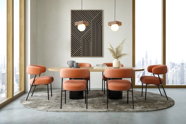 Wisząca lampa Bloom 33663 Sigma kula ball ramka biała brązowa