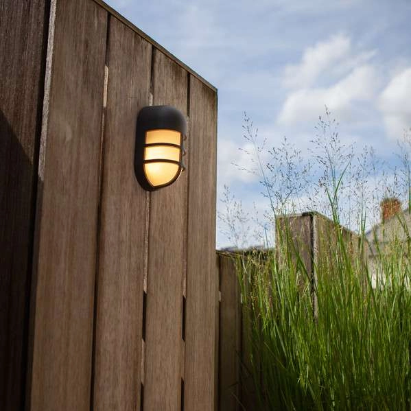 Ogrodowa LAMPA ścienna BULLO 6383001118 Lutec elewacyjna OPRAWA zewnętrzna LED 15W 3000K owalna IP54 szara