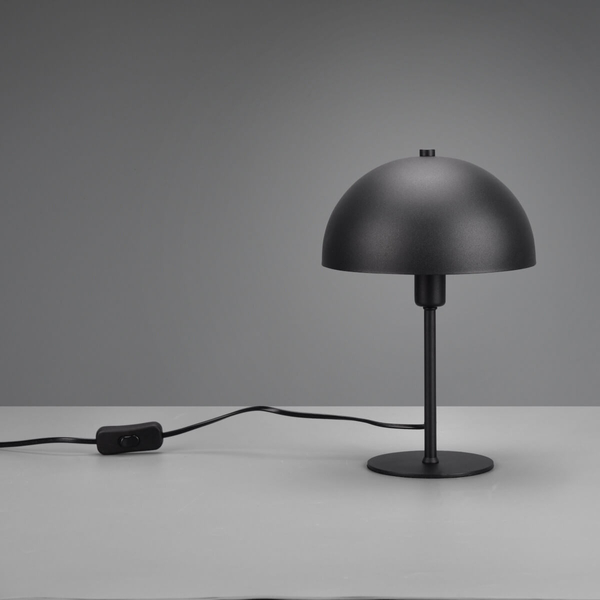 Stołowa lampka salonowa Nola 506200132 Trio z włącznikiem czarna