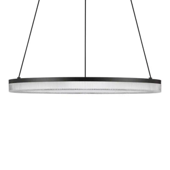 Wisząca lampa pierścieniowa ESTARIO LE45395 LED 25W 3000K ring czarny