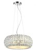 Jadalniany żyrandol crystal Sophia glamour nad stół chrom