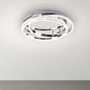 LAMPA sufitowa SELENA 2183 Rabalux okrągła OPRAWA metalowy plafon LED 40W 4000K pierścienie rings chrom