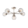Sufitowa lampa do salonu Allegra 104050 szklane kule nikiel