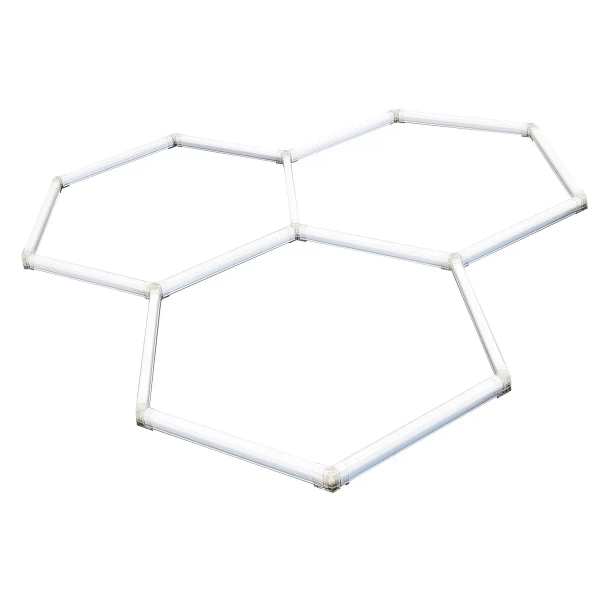 Ledowy plafon natynkowy Geometric LP-0209/3C 4K LED 4000K IP44 biały