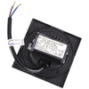Zewnętrzna LAMPA schodowa KURS LED 03909 Ideus wpuszczana OPRAWA kwadratowa LED 1,6W 4000K outdoor IP54 czarna