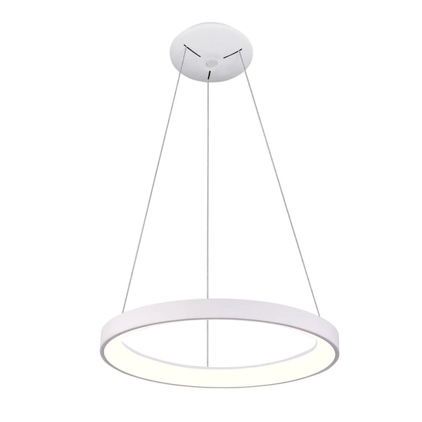 Wisząca lampa ring Vico PND-53675-058RPC-WH-3KS4K-TRDIMM Italux LED 48W 3000-4000K biały