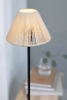 Ekologiczna lampa stojąca Corda stołowa czarna beżowa