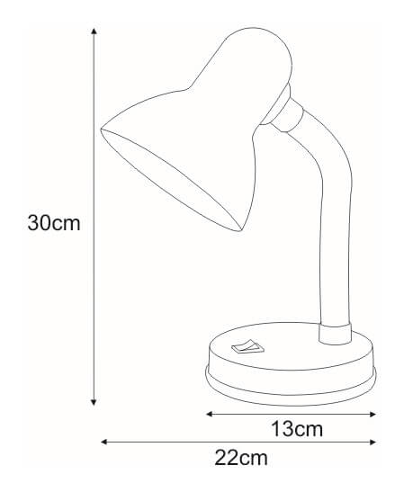 Klasyczna biurkowa lampka Cariba K-MT-203 ZIELONY zielona 