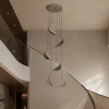 Wisząca lampa kaskada Nami ST-3602A-6 szara 6xLED 3000K 240cm z regulacją