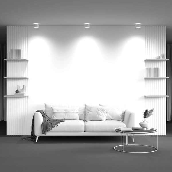 Ledowa lampa sufitowa Planet C009CW-L16W LED 16W downlight biała