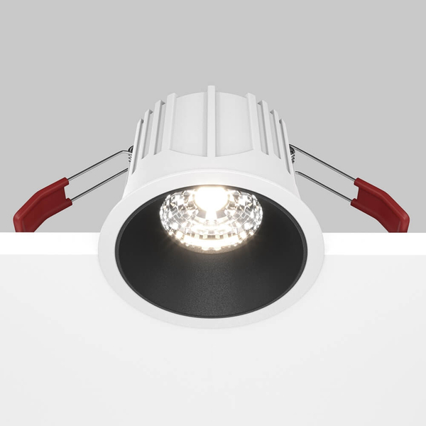Oczko wpuszczane Alfa DL043-01-15W4K-D-RD-WB LED 15W 4000K biały czarny