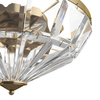 Kryształowy plafon Facet MOD094CL-06G Maytoni pałacowy złoty
