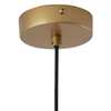 Druciana LAMPA wisząca DENMARK 318848 Polux metalowa klatka zwis gwiazda złota