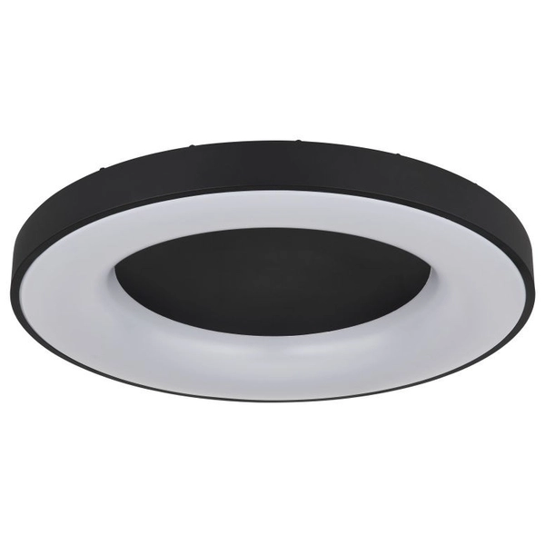 Nowoczesna LAMPA sufitowa JOLLI 41758-42B Globo metalowy plafon LED 42W 2700K - 6000K okrągły czarny