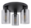 Sufitowa lampa Hadera 15465-3D tuby czarne przydymione