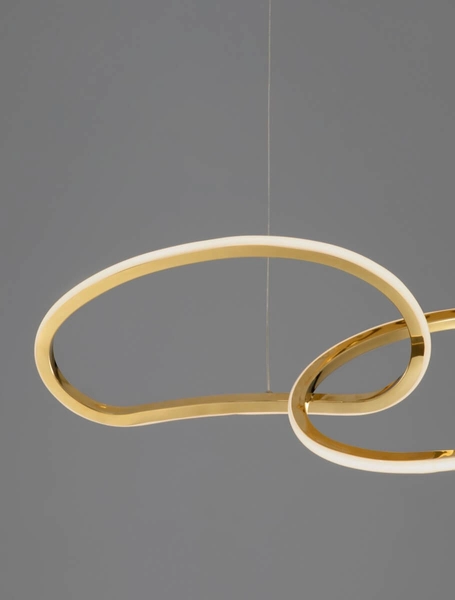 Wisząca lampa Celaya LE42759 Luces Exclusivas pierścienie LED 40W 3000K złote