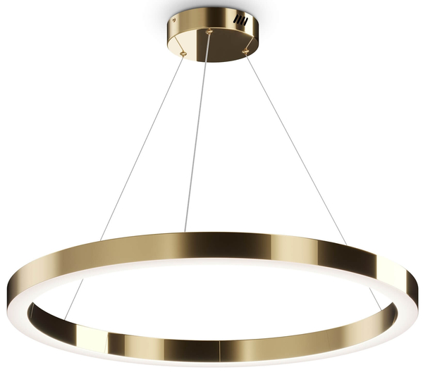 Lampa wisząca ring Saturno MOD415PL-L60BS4K LED 60W 3500K złota